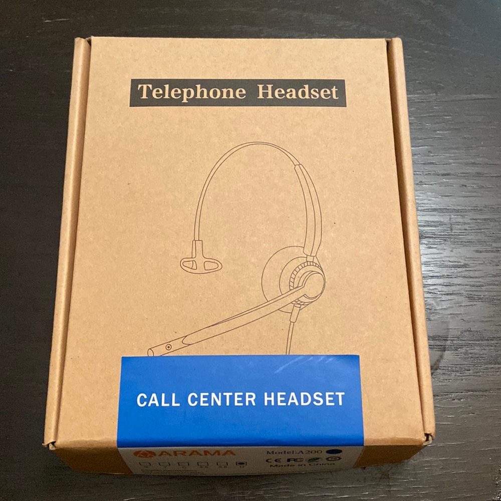 Arama A200 U
USB Corded Call Center Telephone Headset